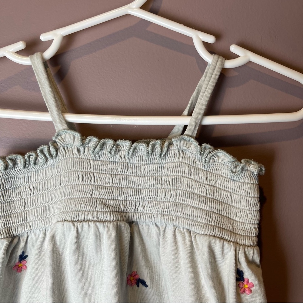 Nordstrom Baby Smocked Romper Embroidered Floral 6M - Picture 4 of 8